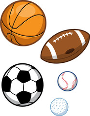 Assorted Sports Balls