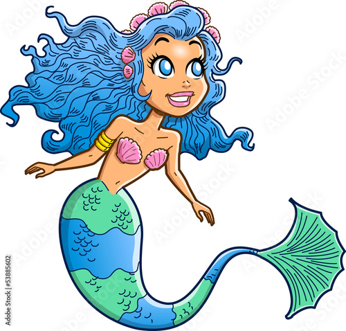 Naklejka na meble Mermaid