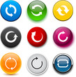 © Vjom - Round color arrow icons.