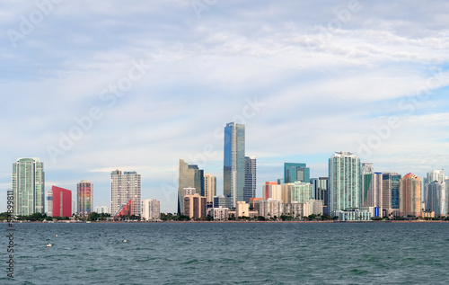 Plakat na papierze fotorealistycznym Panoramę Miami
