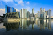 © 2nix - Singapore business buildings with reflection