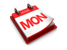 Calendar Icon Of Monday