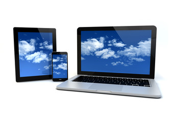 Canvas Print - cloud computing concept
