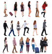 © ghoststone - collection ' back view of walking people '.