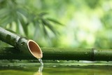 Fototapeta Sypialnia - Natural  bamboo fountain