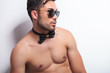 © Viorel Sima - topless young man looks to his side