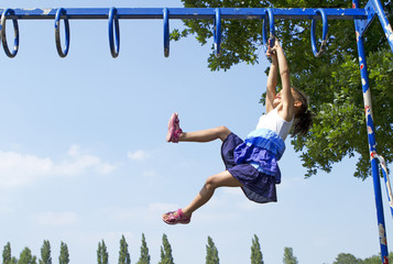 Little Girl Playing