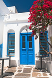 Fototapeta Do pokoju - Traditional greek alley on Sifnos island, Greece