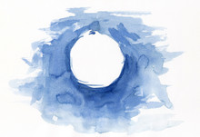 Round Blue Frame