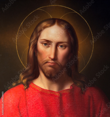 Naklejka - mata magnetyczna na lodówkę Vienna - Jesus Christ by Leopold Kupelwieser