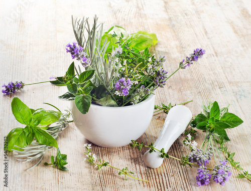 Naklejka na szybę Fresh herbs