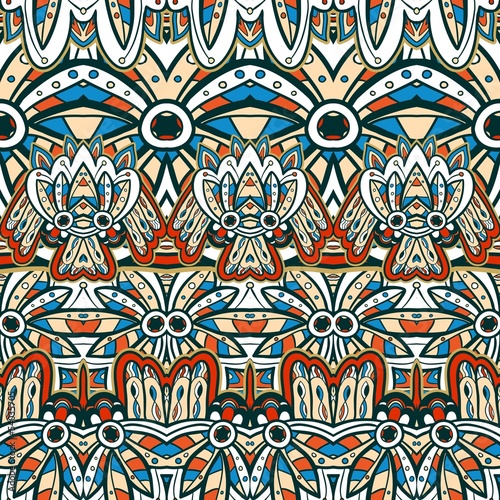 Obraz na płótnie canvas Wzór indian amerykańskich