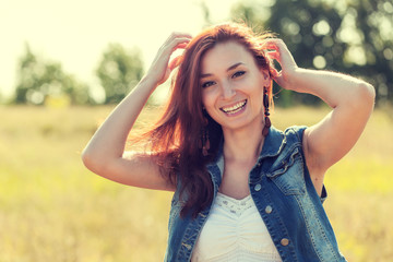 Wall Mural - Portrait girl