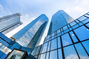 Wall Mural - Skyscrapers in Frankfurt, Germany