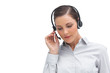 © WavebreakmediaMicro - Businesswoman listening to caller on headset