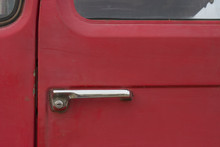 Red Truck Door Handle