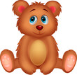 Cute baby bear cartoon 