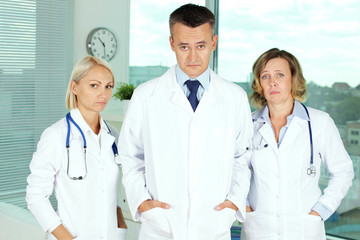 Wall Mural - Pessimistic doctors