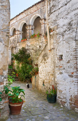 Alleyway. Tursi. Basilicata. Italy.