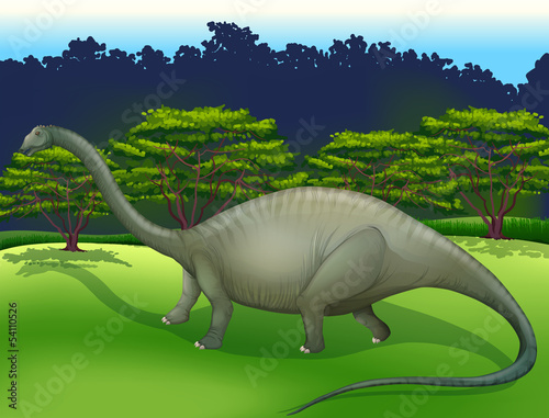 Naklejka samoprzylepna Diplodocus