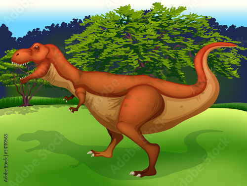 Naklejka samoprzylepna Tyranozaur