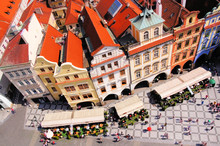 Aerial View Of Old Town Square, Prague, Czech Republic