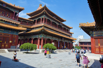 Canvas Print - Beijing, Lama Temple - Yonghe Gong Dajie