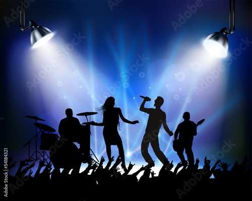 Plakat na papierze fotorealistycznym Koncert