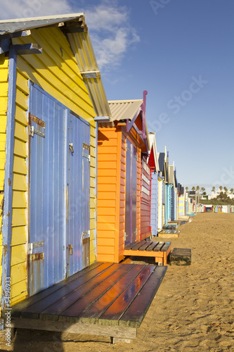 Naklejka samoprzylepna Kolorowa plaża