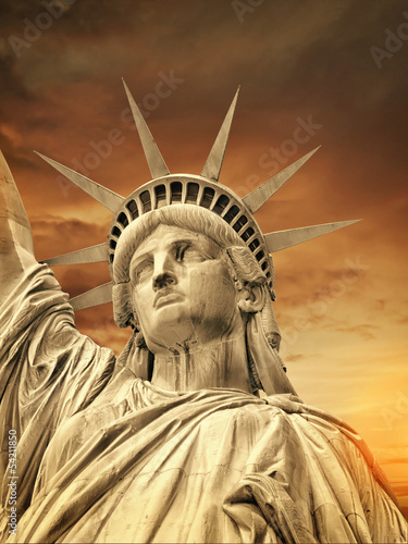 Naklejka na kafelki The Liberty Statue, New York