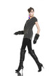 © glamour111 - young casual man full body with gloves walking in studio