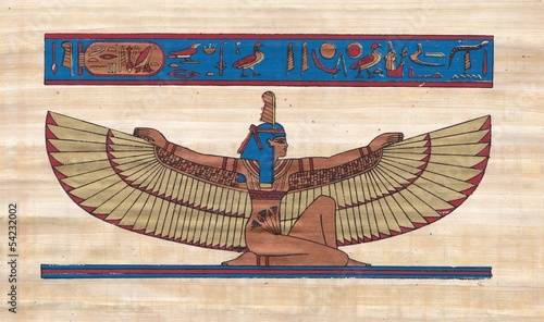 Naklejka na szafę Maat goddes of order and truth In Egypt