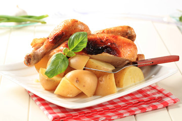 Poster - Roast chicken and potatoes