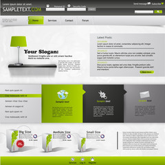 Wall Mural - Website template