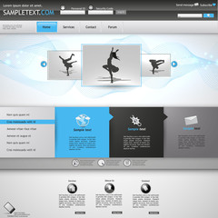 Wall Mural - website template