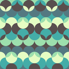 abstract retro geometric seamless pattern