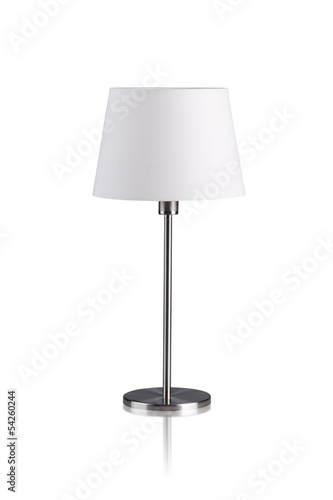Fotografia  Table lamp isolated on white background