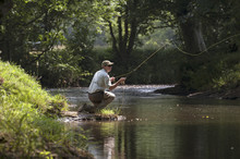 Fly Fishing On An English River