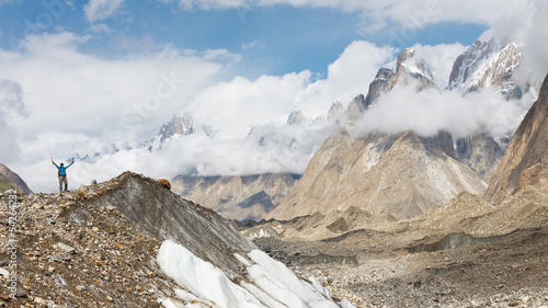 Fotoboard na płycie Lodowiec baltoro trekking