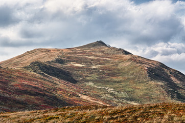 Wall Mural - Peak and dramatic sky