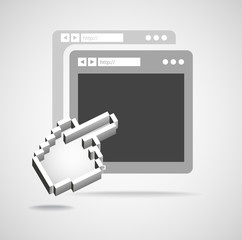 Poster - Web browser with Internet connection
