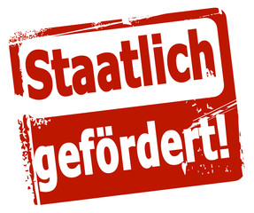 Poster - Staatlich gefördert