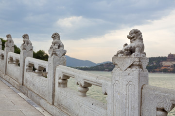 Canvas Print - The Bridge of 17 arches in Beijing - Summer Palace