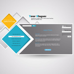 Wall Mural - abstract/minimal website template