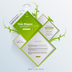 Wall Mural - abstract/minimal website template
