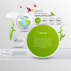Wall Mural - abstract/minimal website template