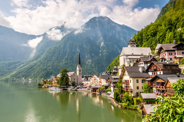 Canvas Print - Hallstatt Landscape