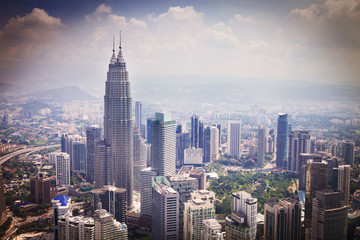 Wall Mural - modern city in Kuala Lumpur