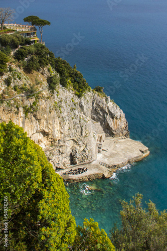 Plakat na papierze fotorealistycznym Słynne wybrzeże Amalfi