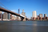 Fototapeta  - Pont de Brooklyn vers Manhattan, New York